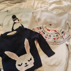 Baby Girl Holiday Sweaters